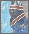 Image of a British flag on a larger painting.